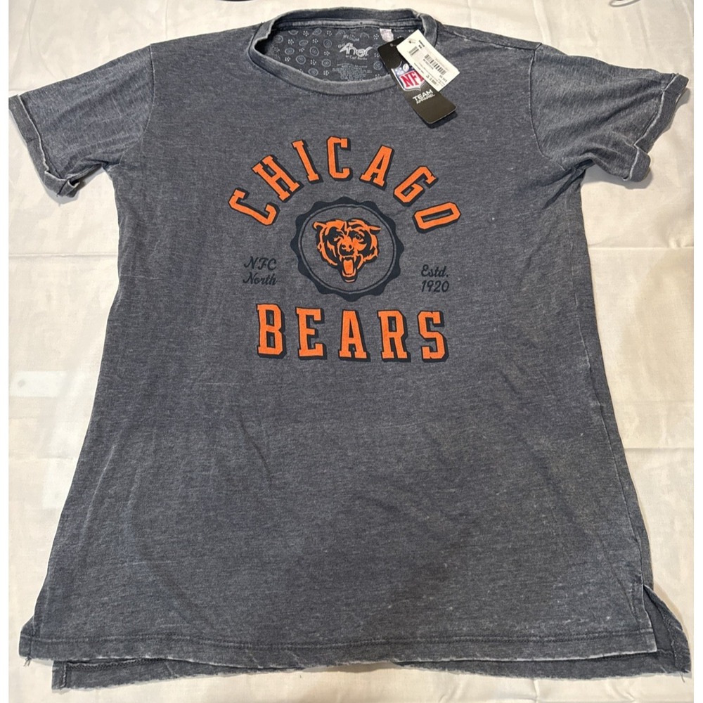 G-III 4Her by Carl Banks NFL Chicago Bears Women's Navy Blue T-Shirt Size M NWT